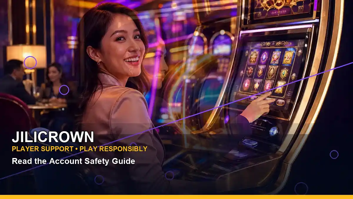 JILICROWN Money Coming information for Philippine players, presented with layered slot visuals and a lively free spins theme